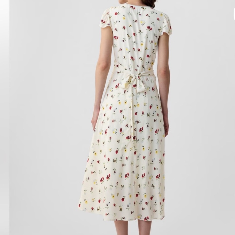 Gap x DOEN Floral Midi Dress Size 14 - Picture 2 of 5